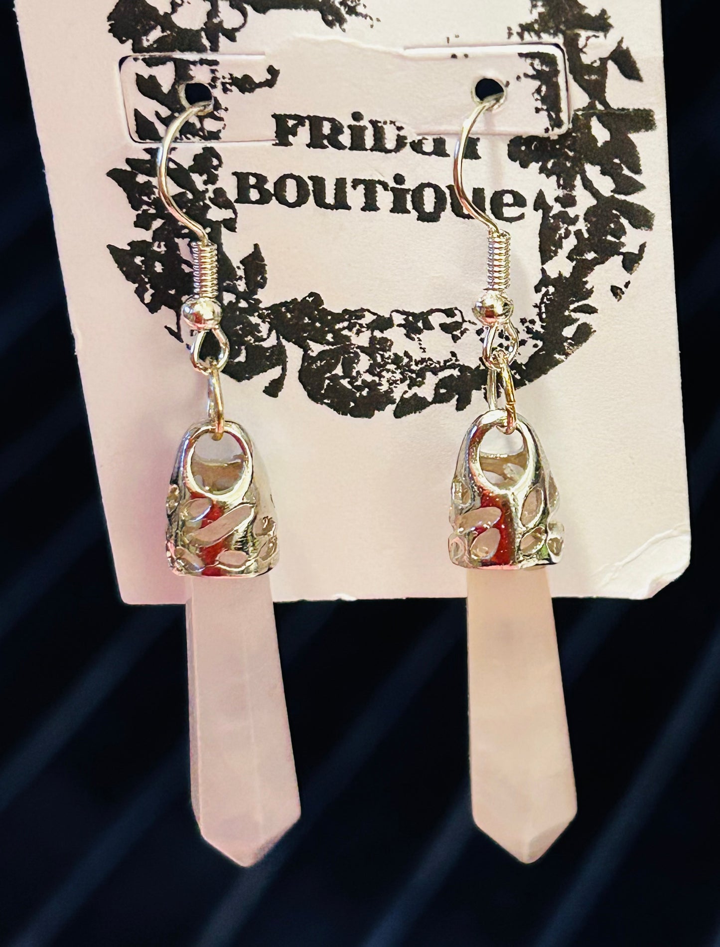 Rose Quartz Earrings
