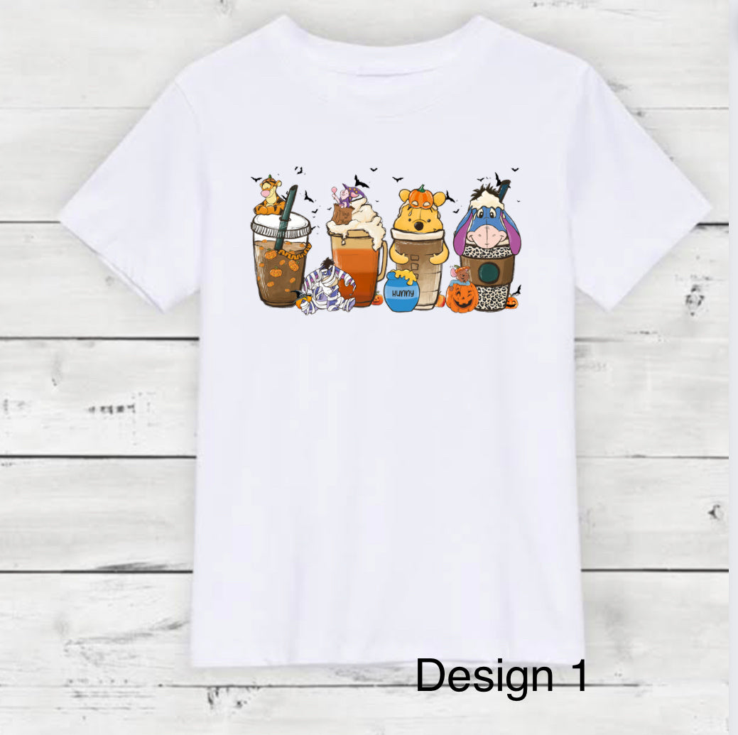 Bear Fall and Halloween T-shirt