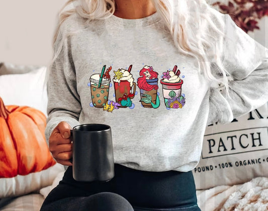 Mermaid coffee collection T-shirt