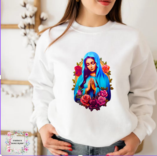 Pray white crewneck