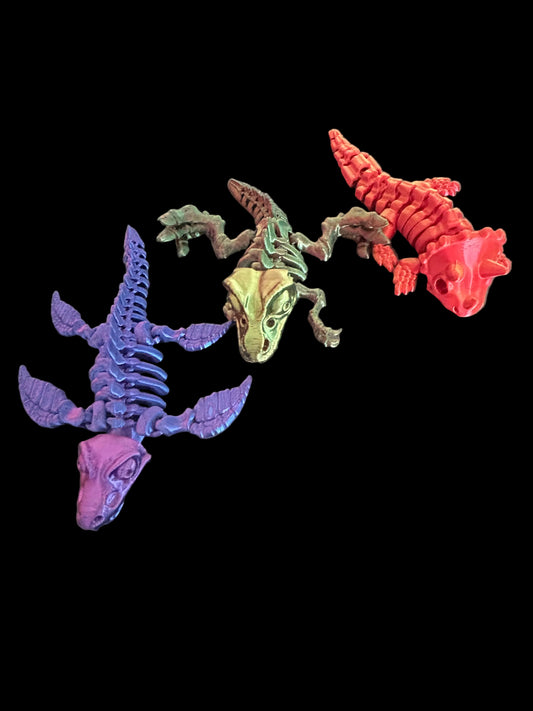 3D printed articulated skeleton Dino Pack🦖
