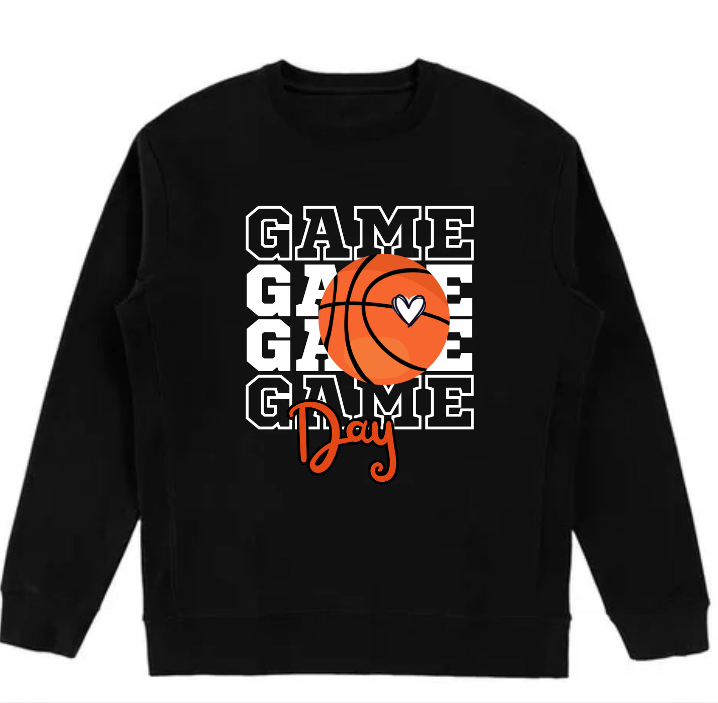 Basketball game day crewneck