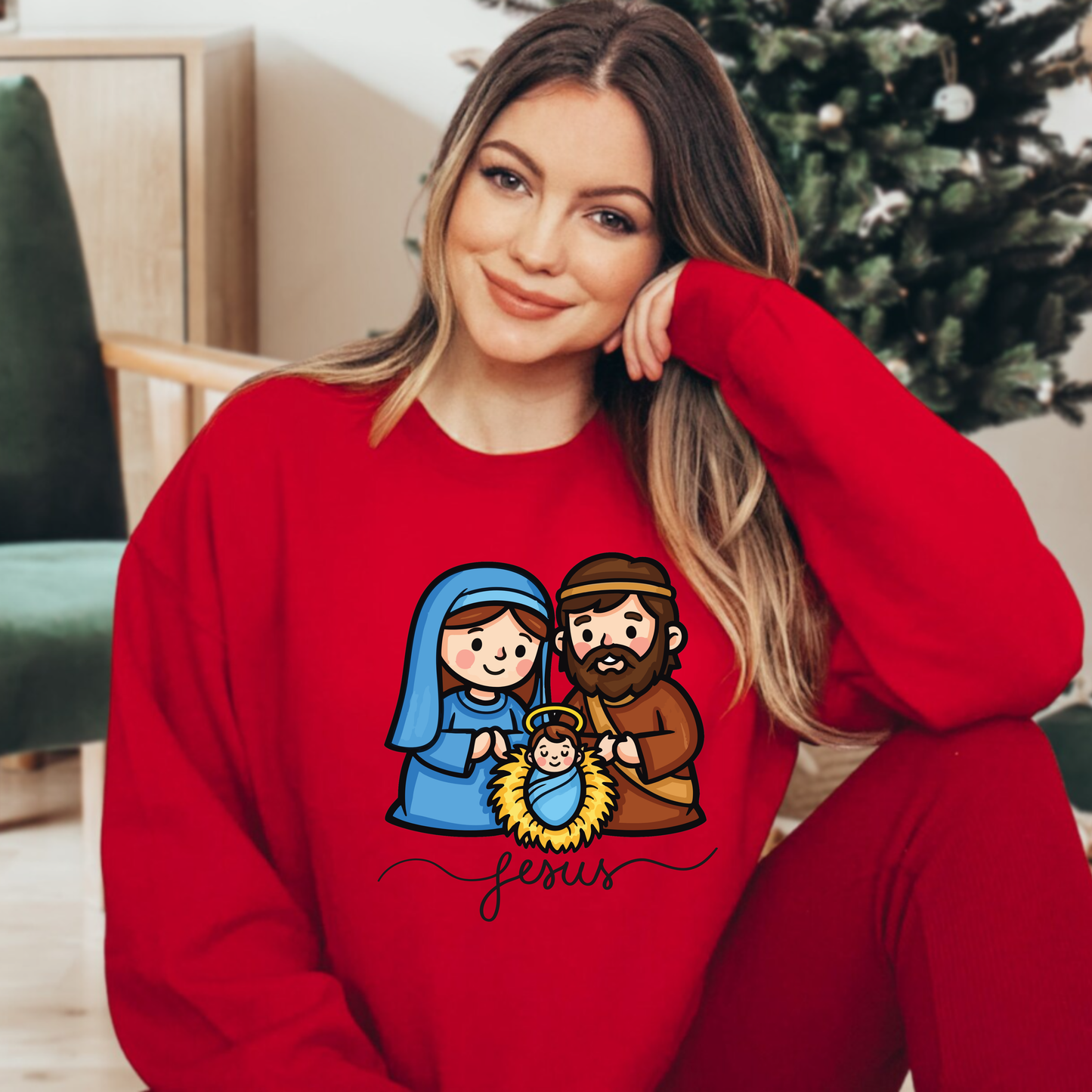 Jesus is the reason of the season Crewneck