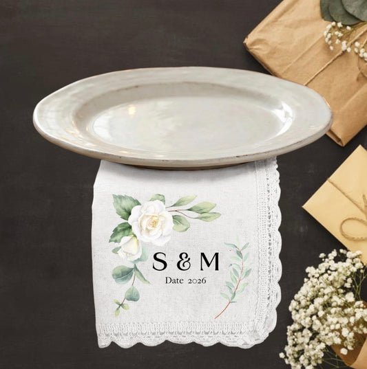 Wedding Custom Napkins, and favor bags