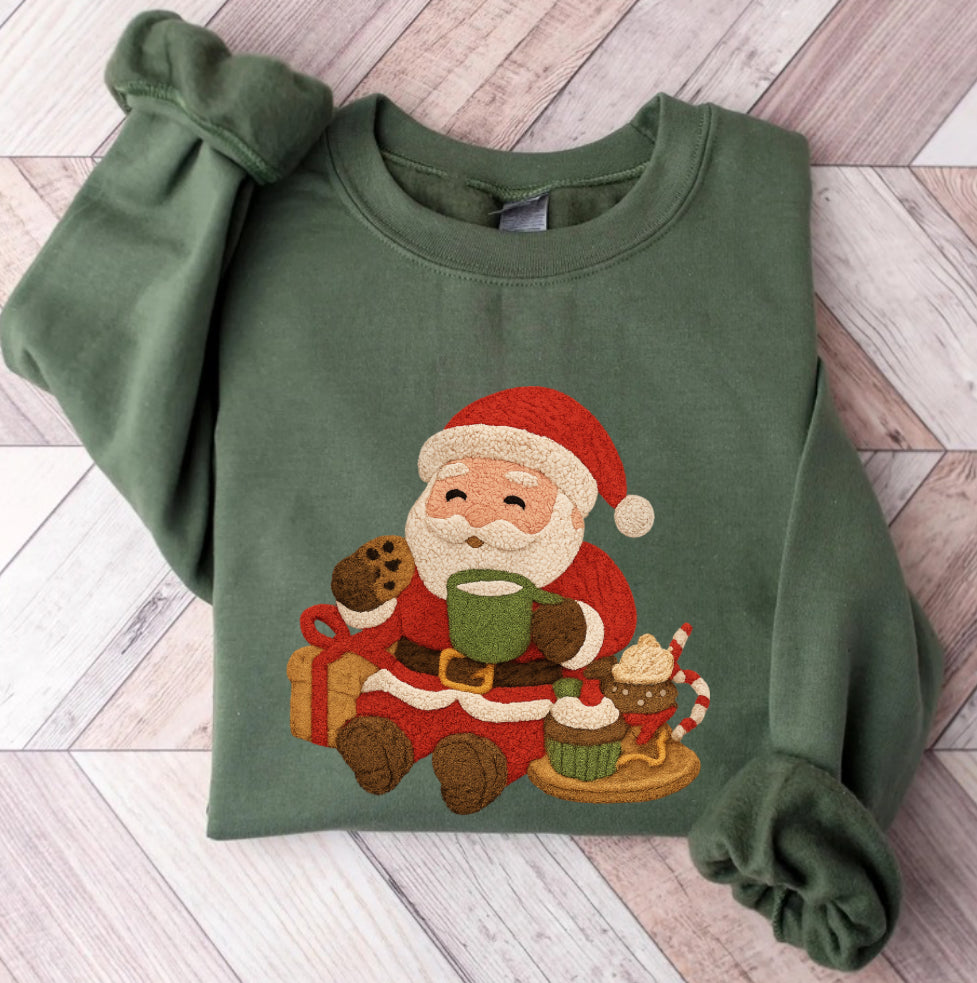 Santa Claus seasonal crewneck sweatshirt