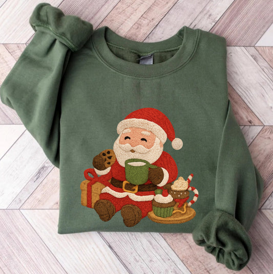 Santa Claus seasonal crewneck sweatshirt