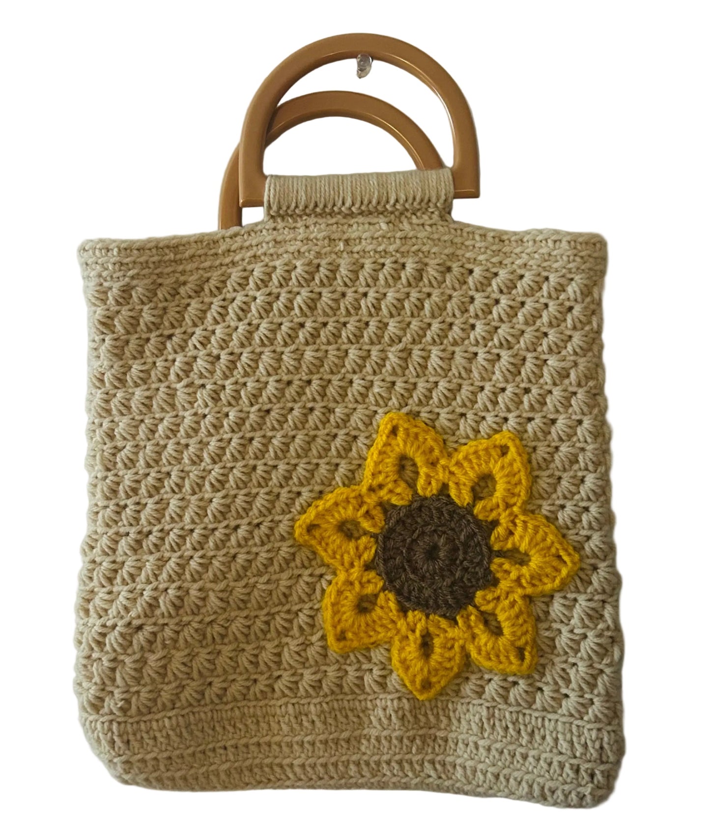 Handmade Crochet sunflower Bag