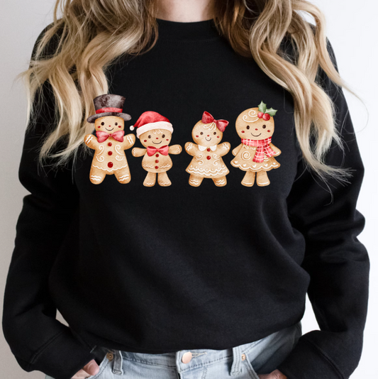 Christmas Gingerbread Family Crewneck