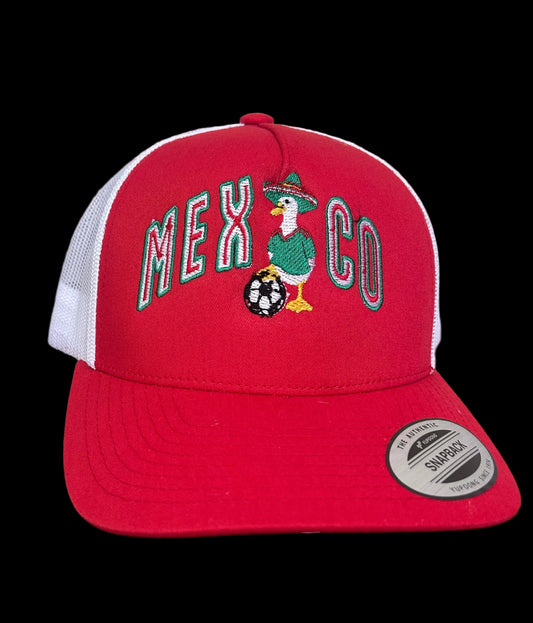 Trucker hats, Gorras bordadas de México con el pato Merlin