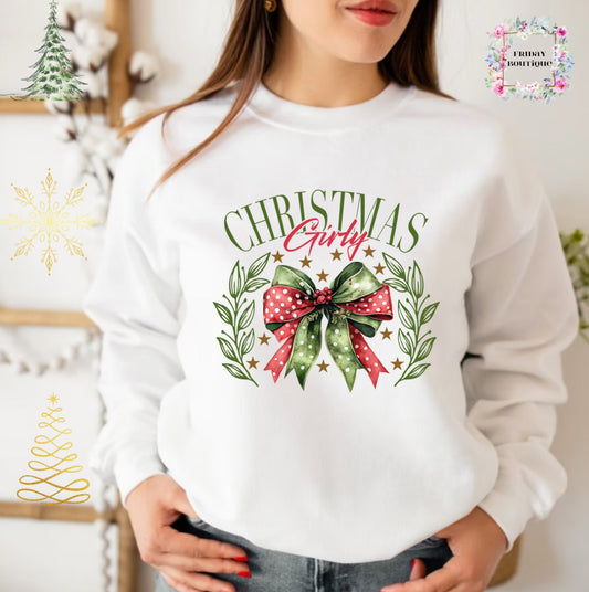 Christmas Girly Crewneck
