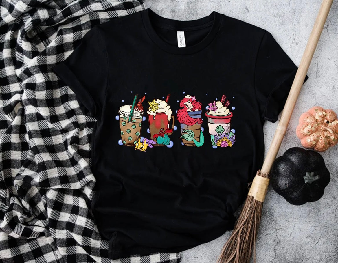 Mermaid coffee collection T-shirt